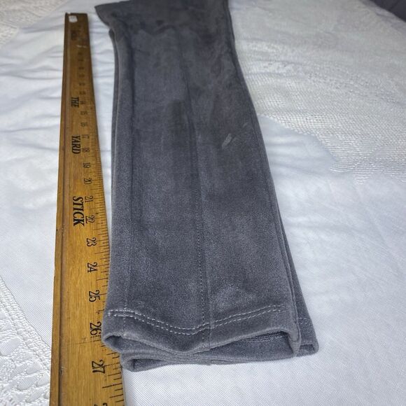 NWT WHITE HOUSE BLACK MARKET The Legging Ultra Suede Pants Ankle Womens 2 Gray - Picture 4 of 7